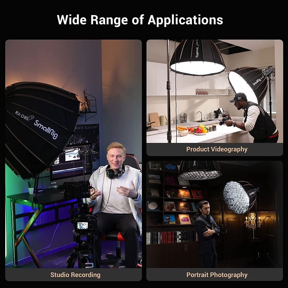 SmallRig RA-D85 Quick Release Parabolic Softbox -3586 (33.5inch/85cm)