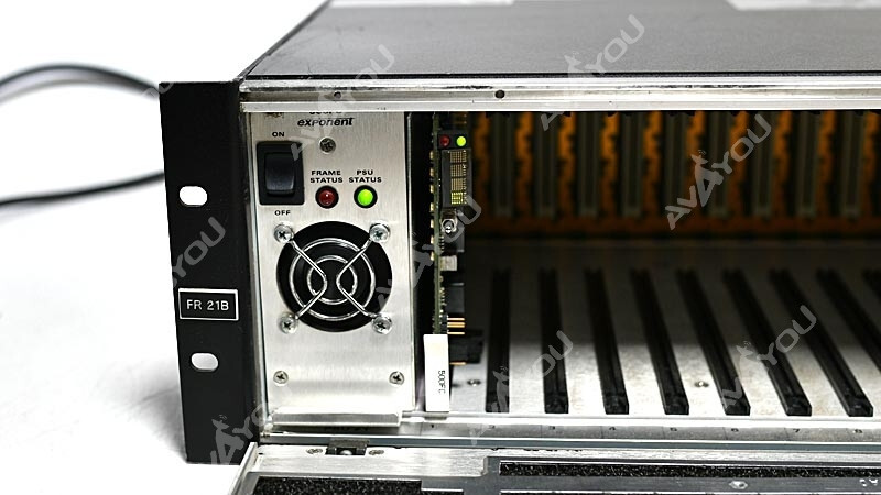 Evertz 500FR Exponent Compact High Density w/ 500FC Frame Controller