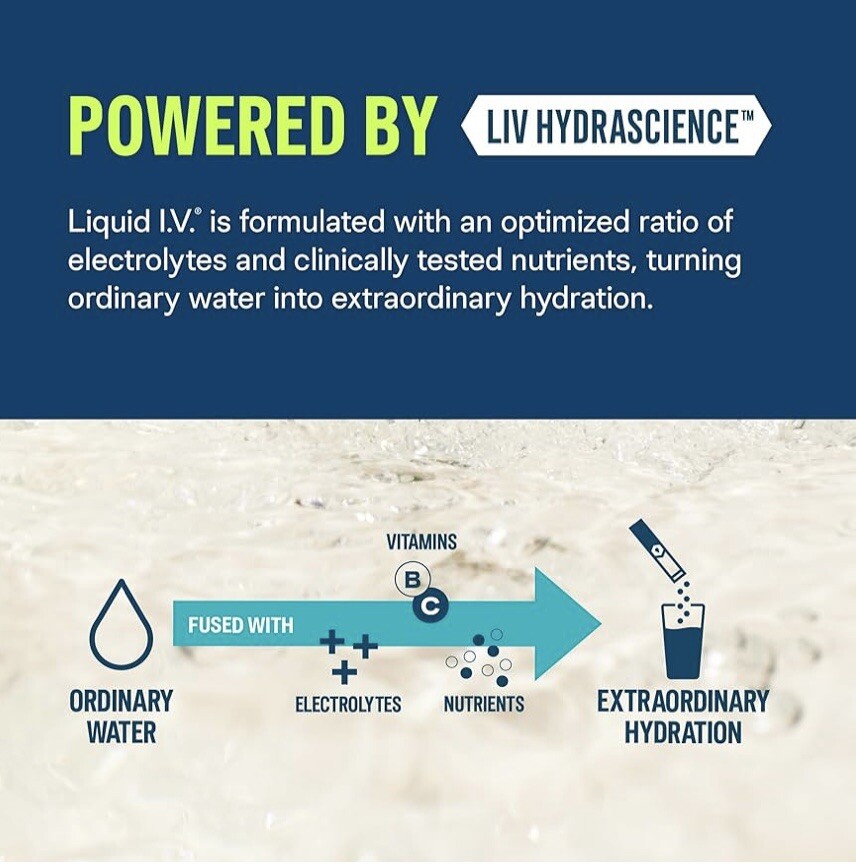 Liquid I.V. Hydration Multiplier 6 Stick Packs Grapefruit Exp 01/2026 (2 PACK).