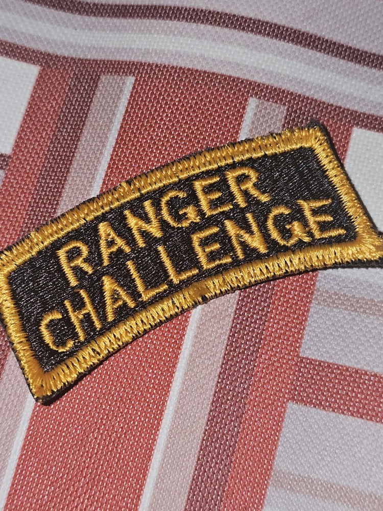 1960s US Army Ranger Challenge Cut Edge Patch L@@K!!!