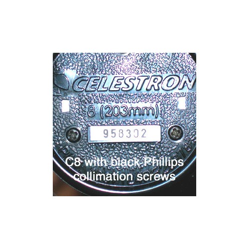 Bobs Knobs Celestron C8 Secondary Metric Screw Thread # C8Met