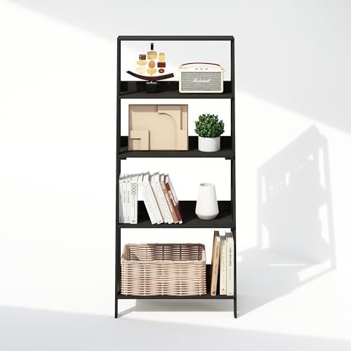Ladder Display Shelf, 5-Tier 5 Tier Espresso