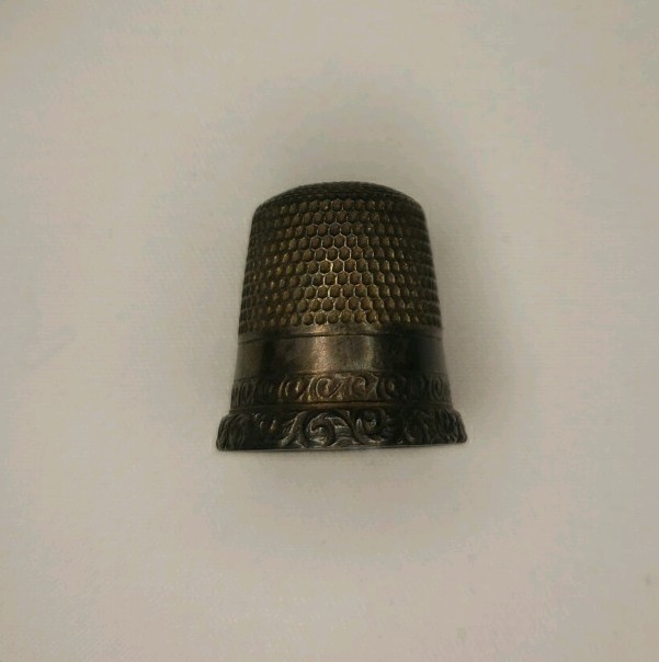 Sterling Silver Vintage Thimble 8, Sewing Accessory Tool