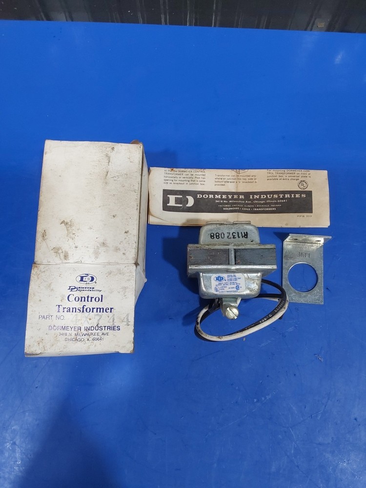 DORMEYER 4X744 Control Transformer Model DCT-20-120