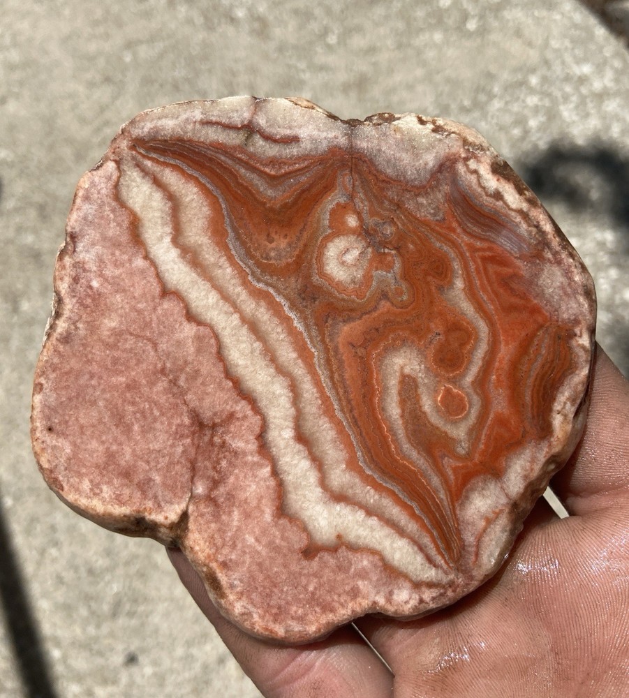 Dulcote Agate Unpolished Slab 3.3 oz
