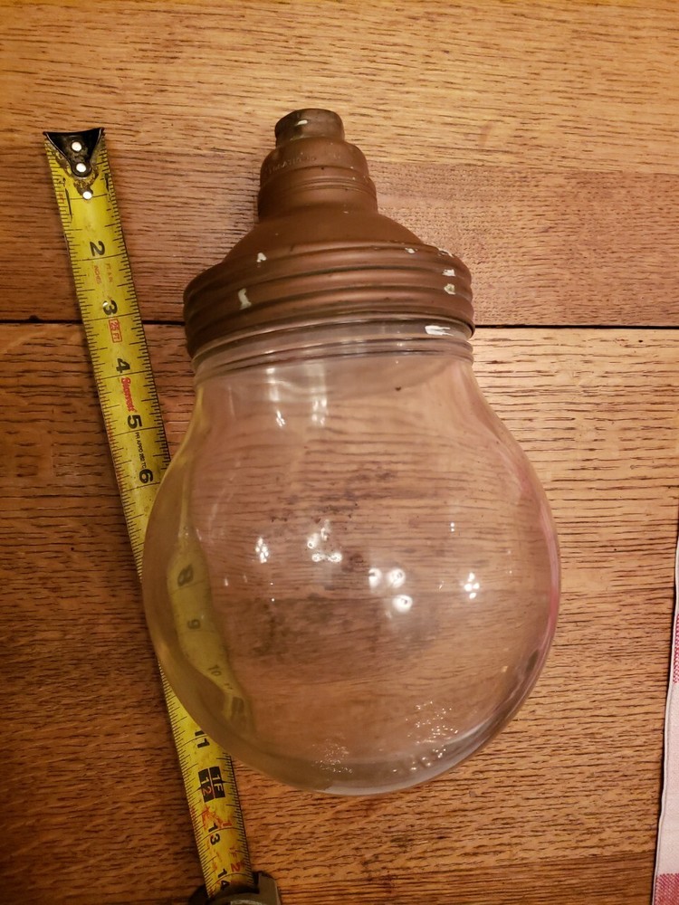 Vintage Benjamin Copper Topped Pendants