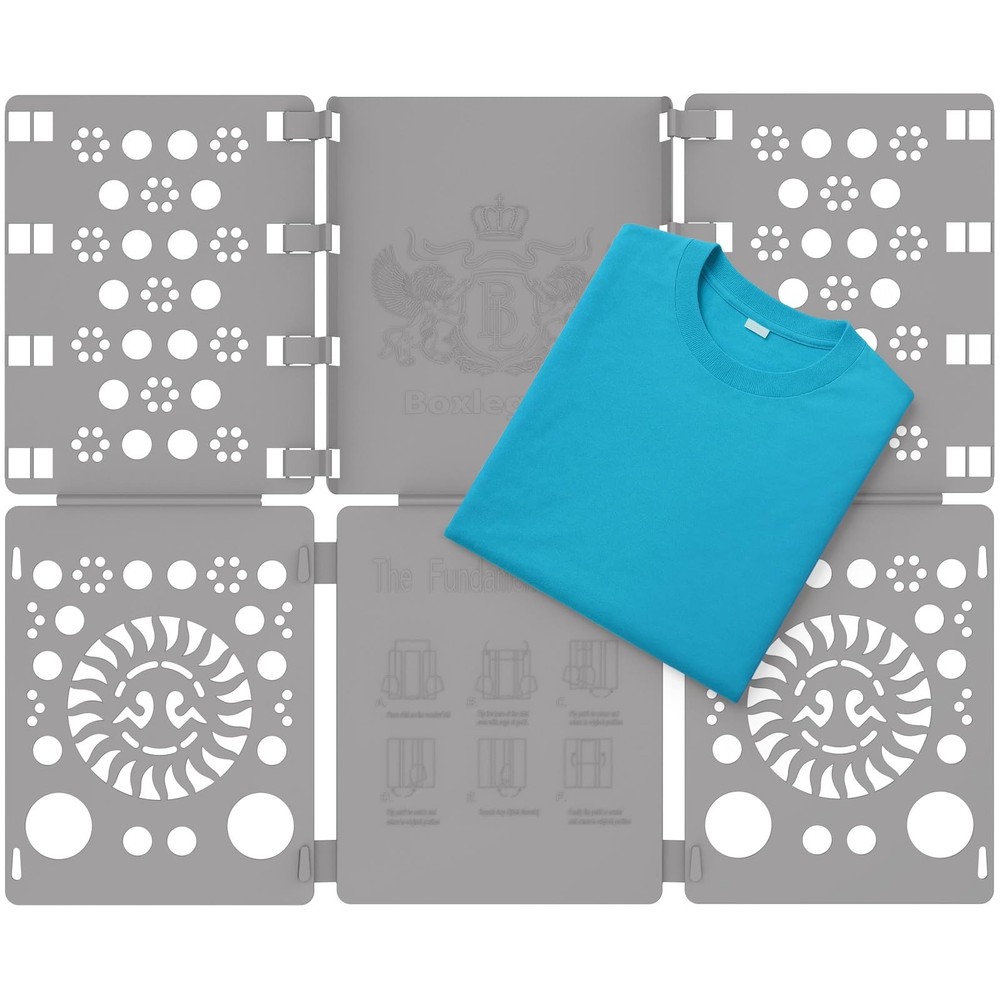 V3 Shirt Folding Board t Shirts Clothes Folder Durable Plastic Laundry folder...