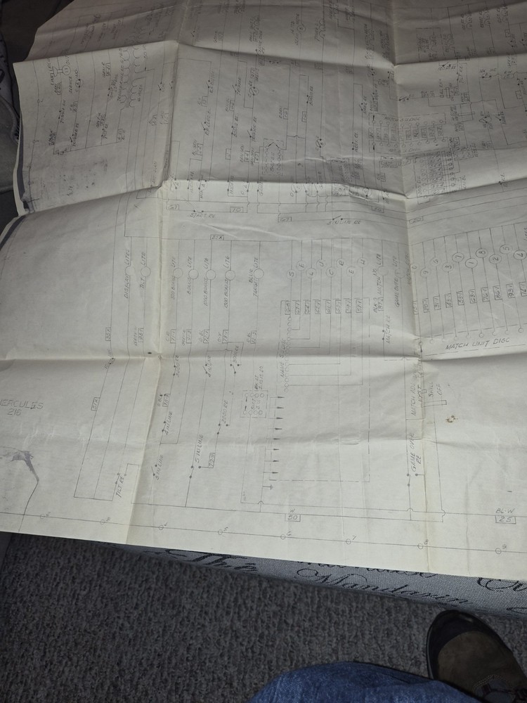 Hercules Arcade Giant Schematic Williams