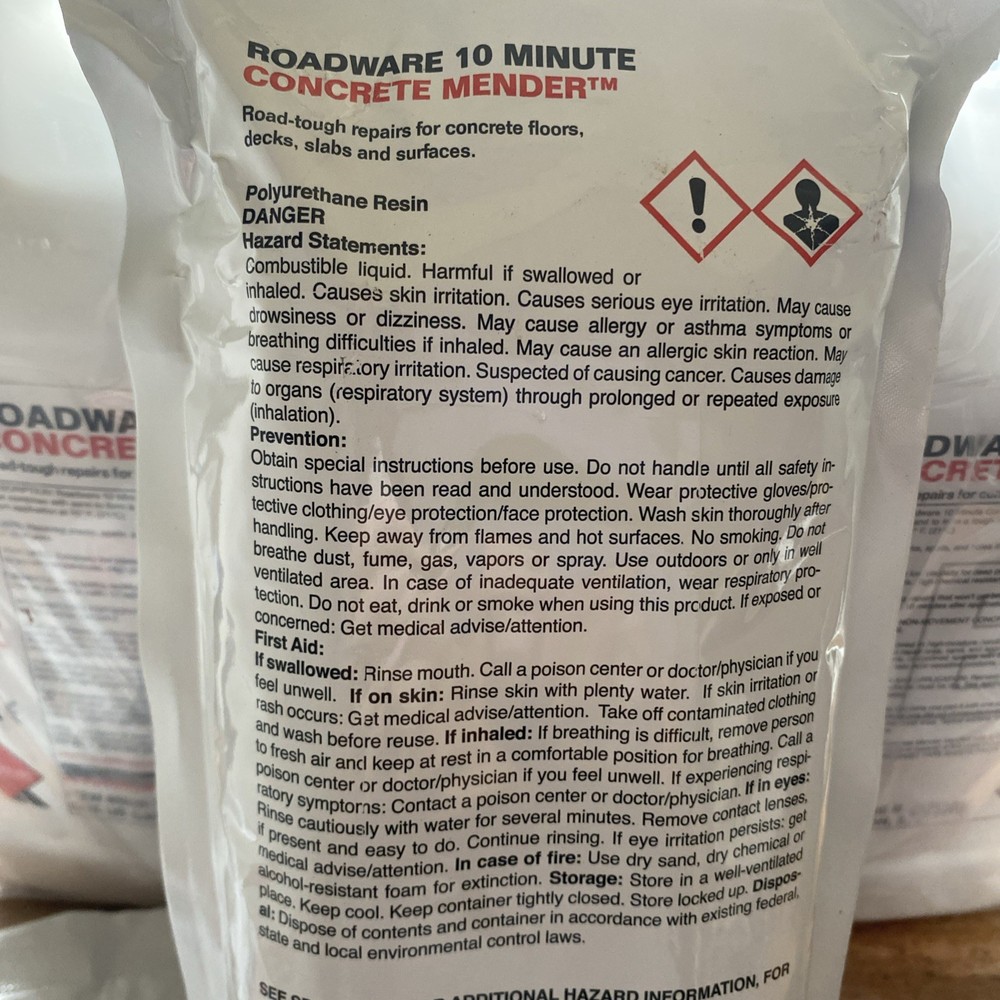 Roadware 10 Minute Concrete Mender