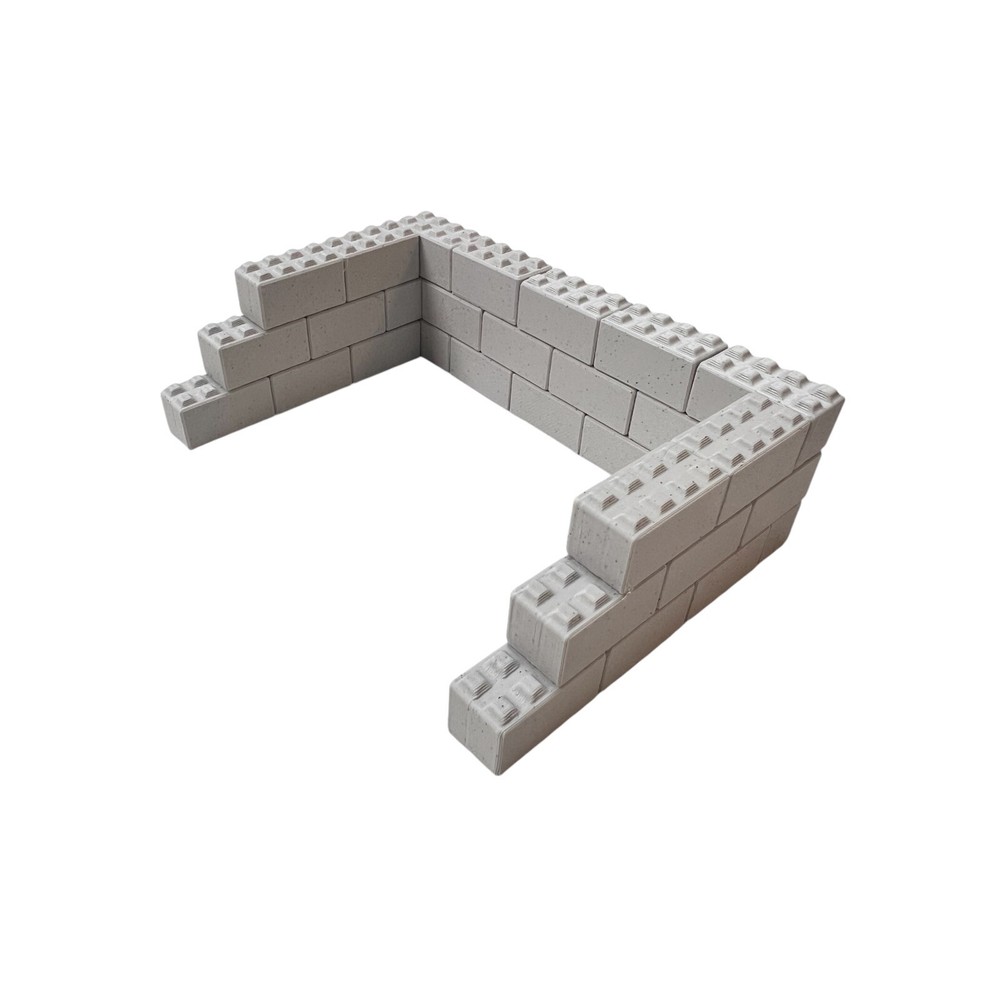 1 Set Of "Bin-Blocks" Scale Model 1/50 30 Peice Set