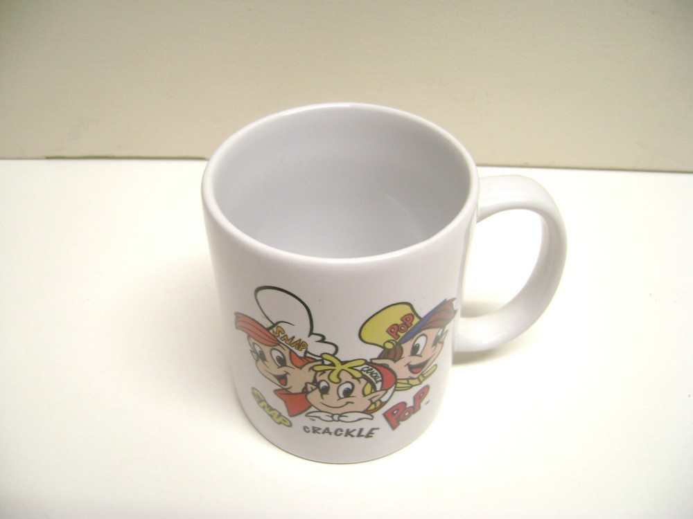 Kellogg's Breakfast Characters SNAP CRACKLE+POP Ceramic Cup, Color on White