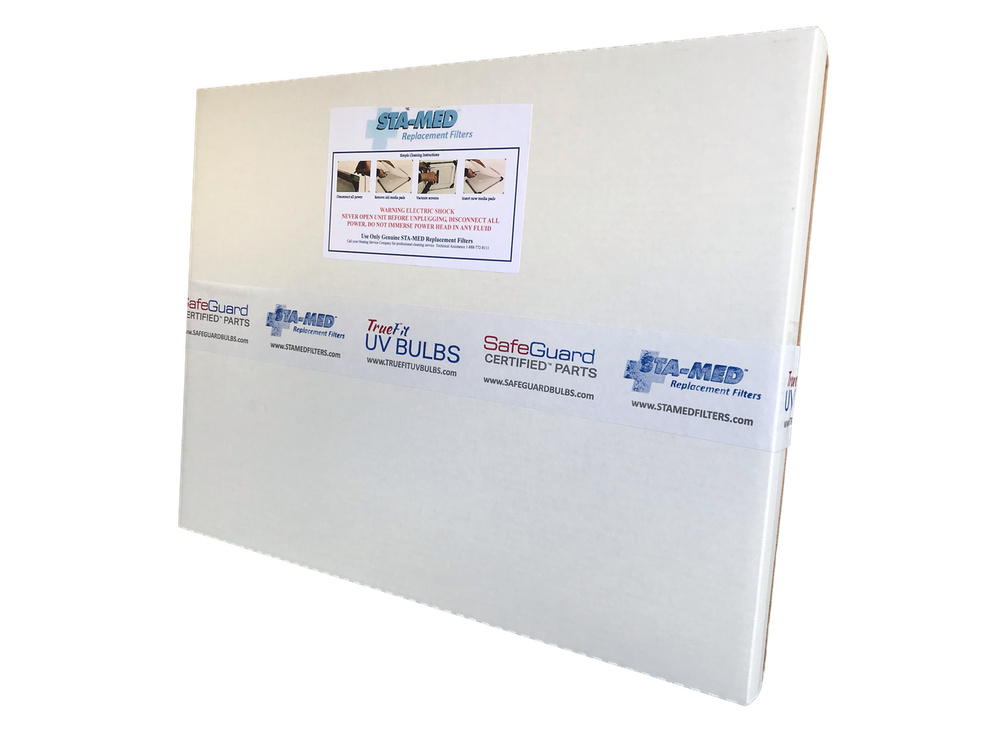 Respicaire Replacement Filter Pads by Sta-Med - 3 Changes 20x25