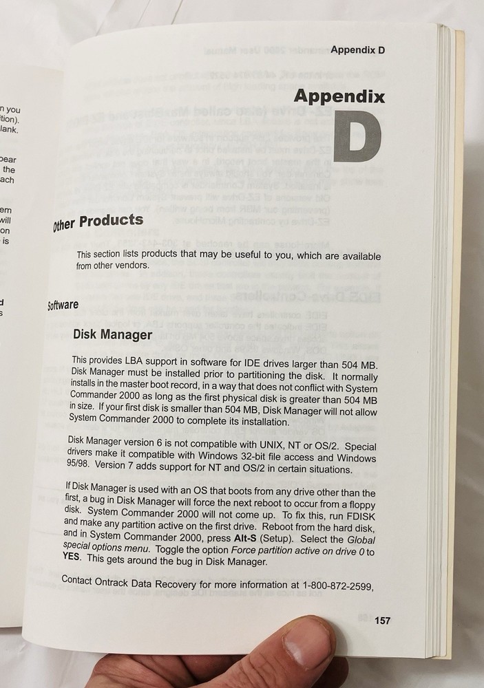 System Commander 2000 User Manual VCOM Partitioning Guide Windows Linux PB Vtg