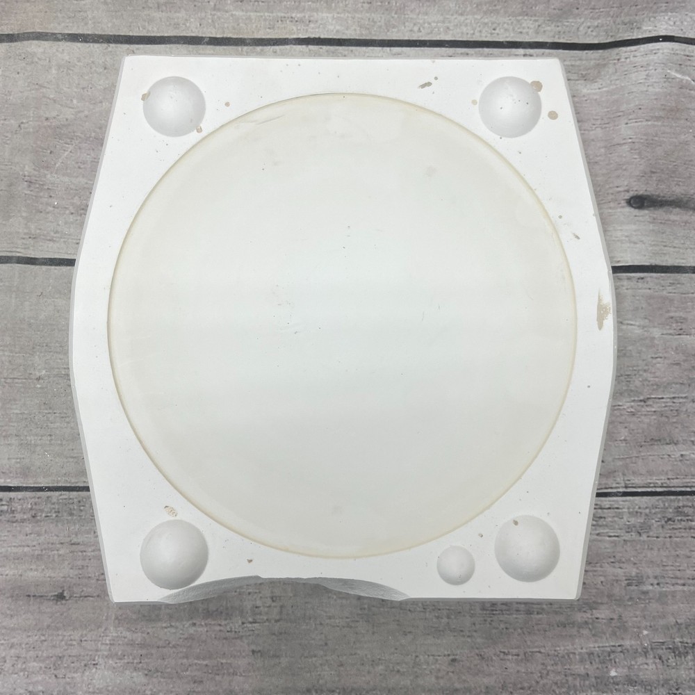 White Horse Mold Ceramic Casting Mold Simple Plate #1663