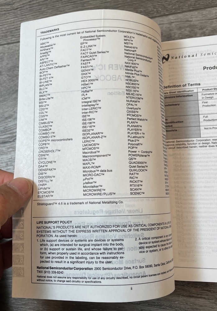 National Power ICs Databook - National Semiconductor 1995