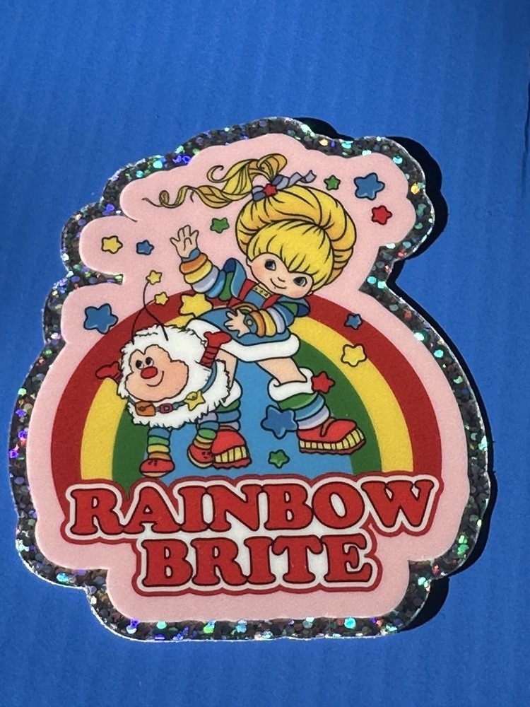 Rainbow Brite 80s sticker nostalgic retro decal