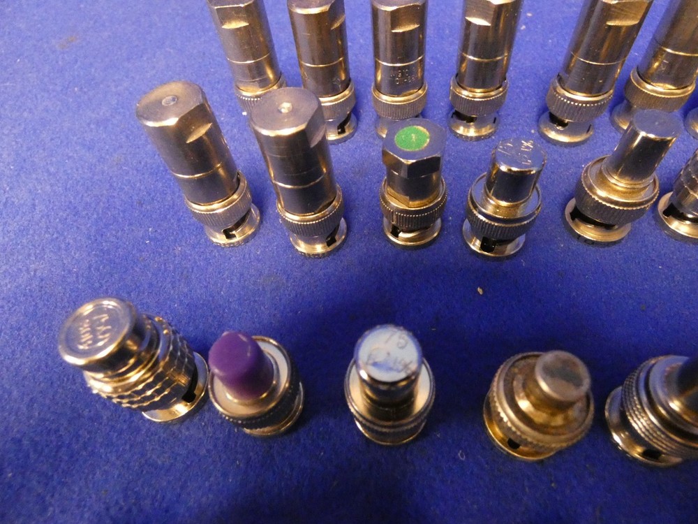Assorted 75 Ohm BNC Terminator Connectors Qty 50