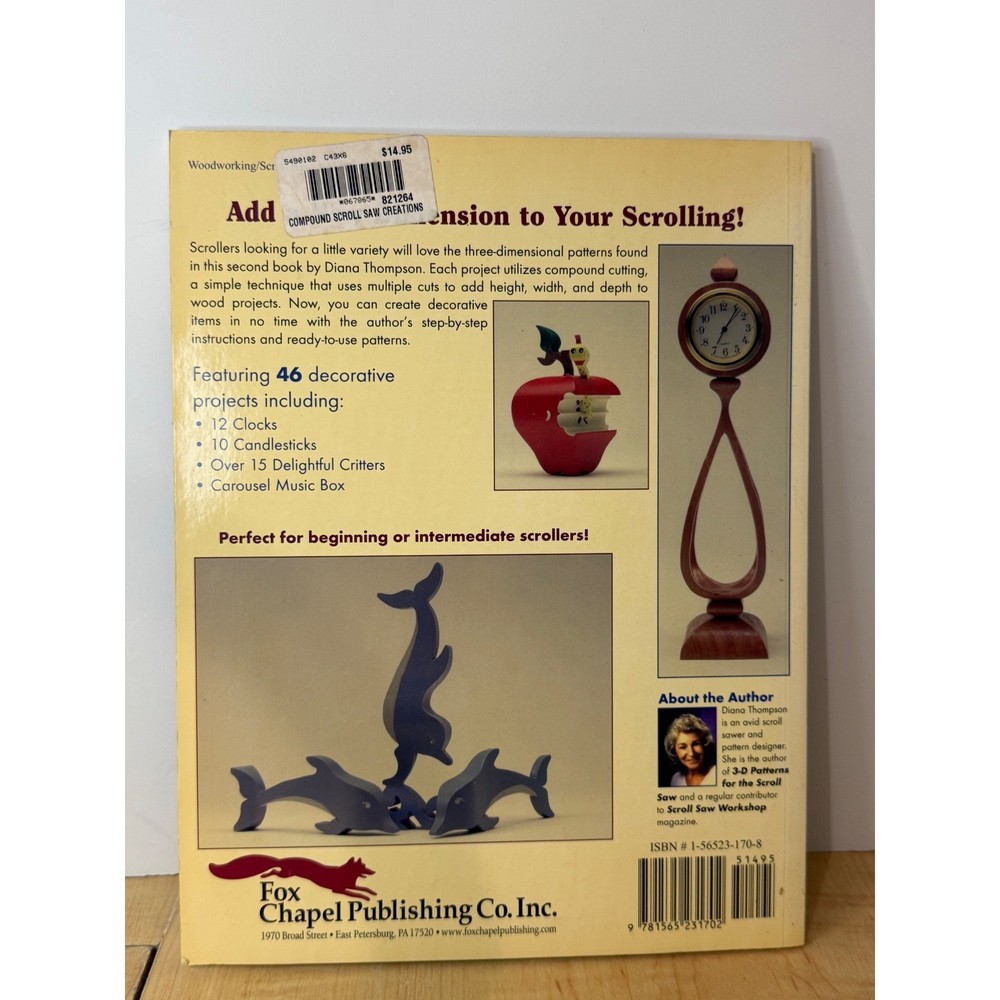 Compound Scroll Saw Creations Ready to Cut Patterns Techniques by Diana Thompson