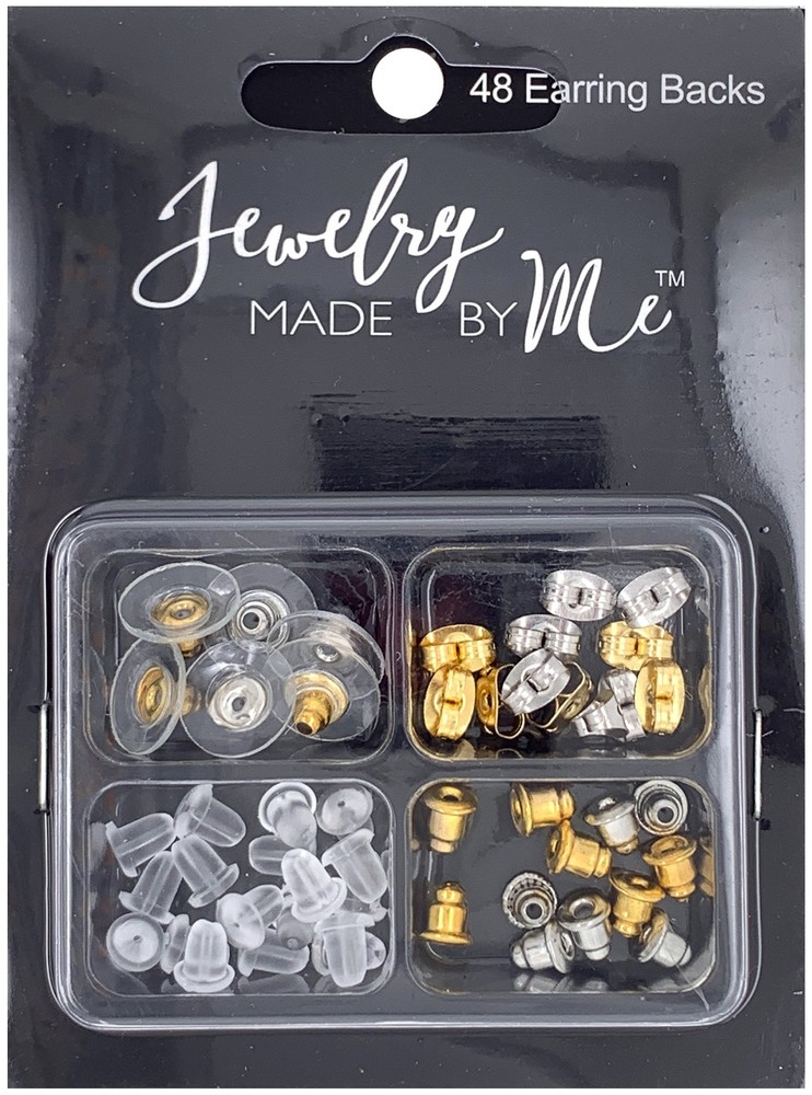 Earring Backs 48/Pkg Multi