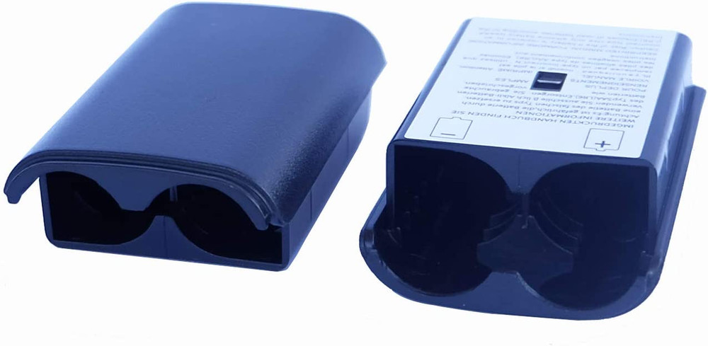 4X Battery Pack Cover Shell Case for Xbox 360 Wireless Controller (Black)