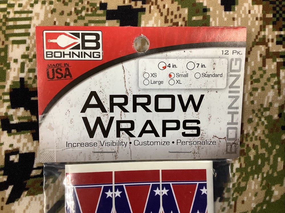 Bohning Archery Arrow Wraps 4 Inches Small 12 Pack