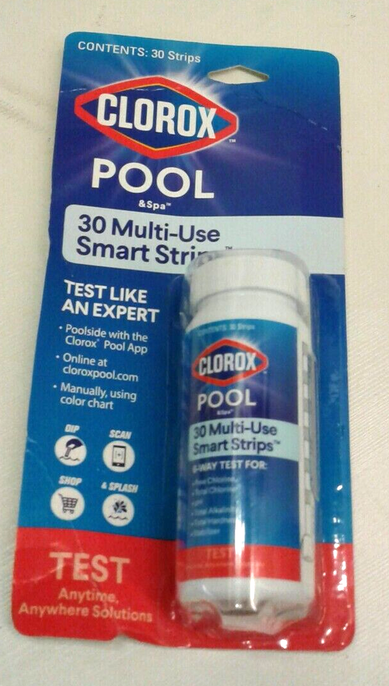 Clorox Pool&Spa Multi Use Smart Testing Strips (30 Strips)