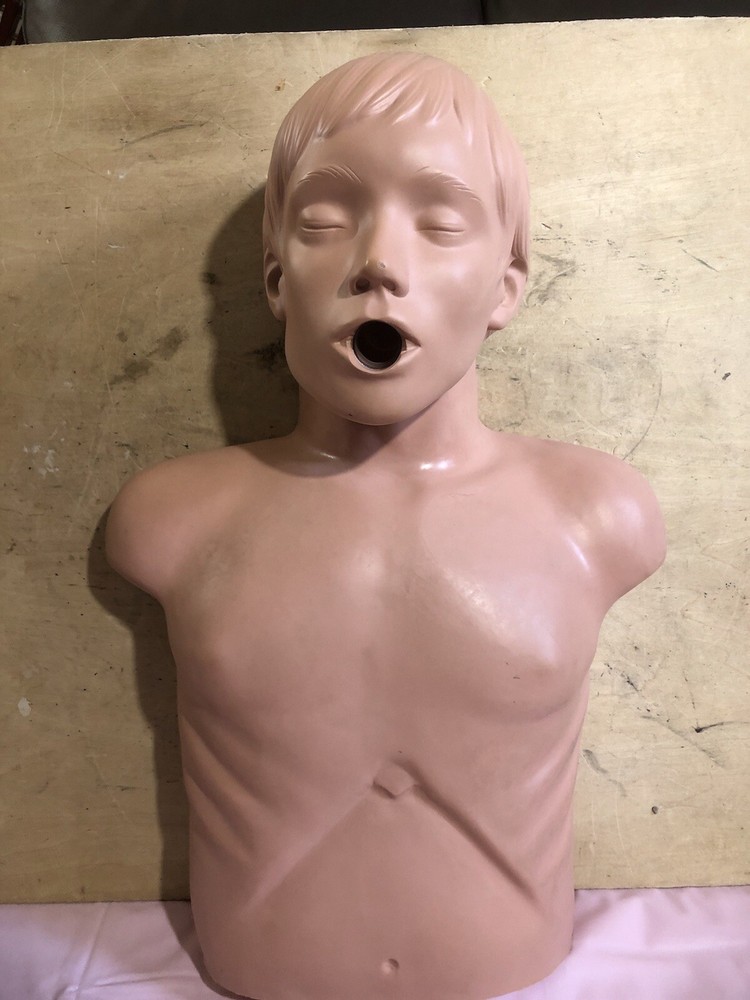 CPR EMT TRAINING MANIKIN FIRST AID DUMMY MAN TORSO - READ DESCRIPTION PLS