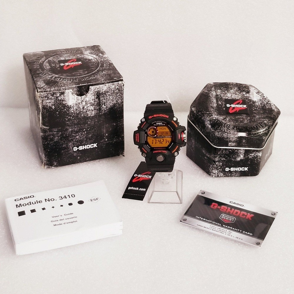 ⌚Rare Custom G-Shock GW9400 Rangeman triple sensor barometer temp compass.