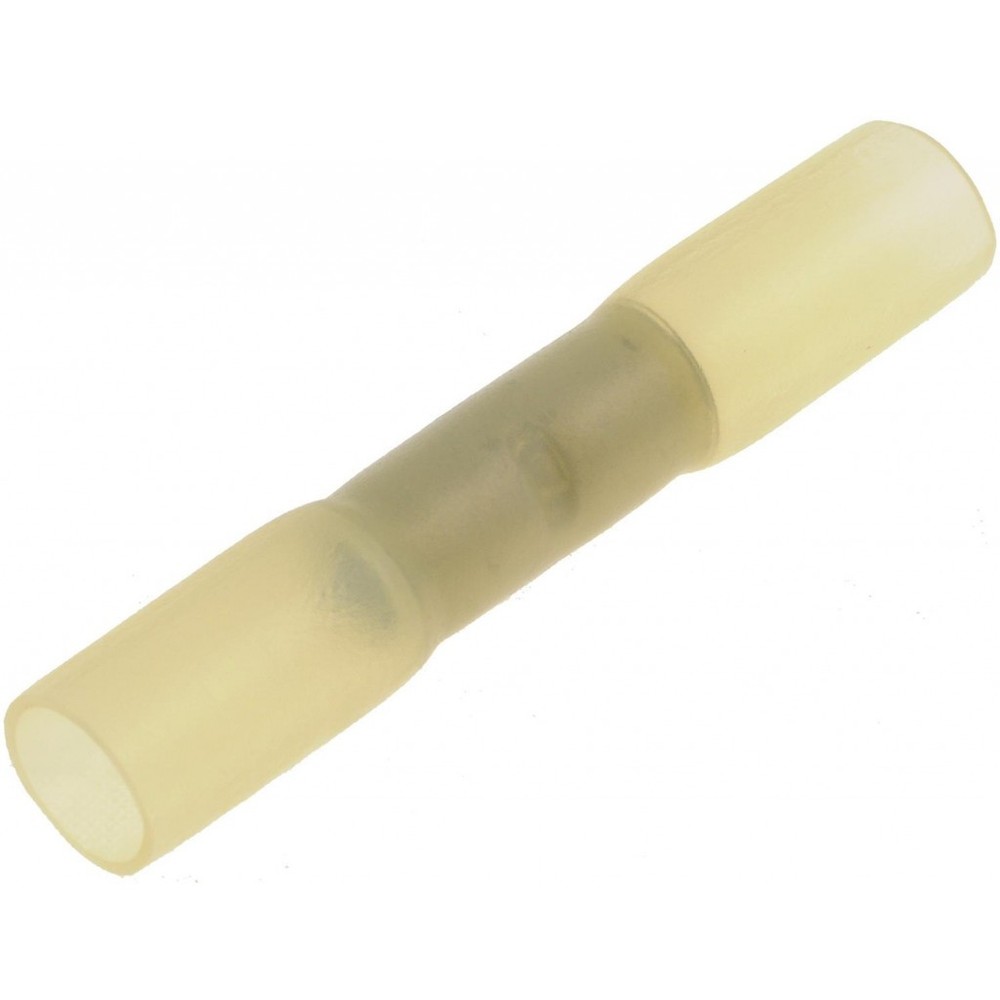 Butt Connector | Copper | Yellow, Silver | 2 End Quantity | Insulated Coating