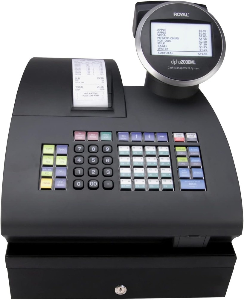 Royal 89396T 2000ML Electronic Cash Register