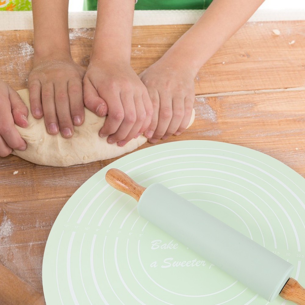 Pastry Rolling Mat Multi-function Anti-skid Pie Baking Bread Silicone