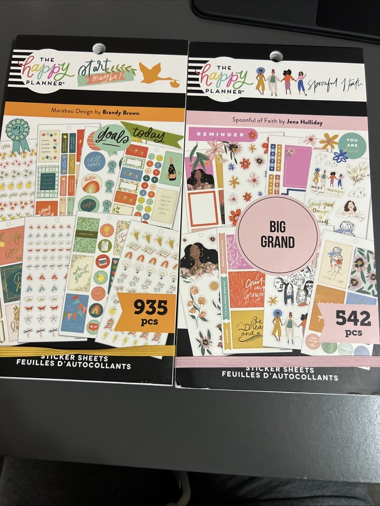 Happy Planner Sticker books 50+Sticker-sheets.