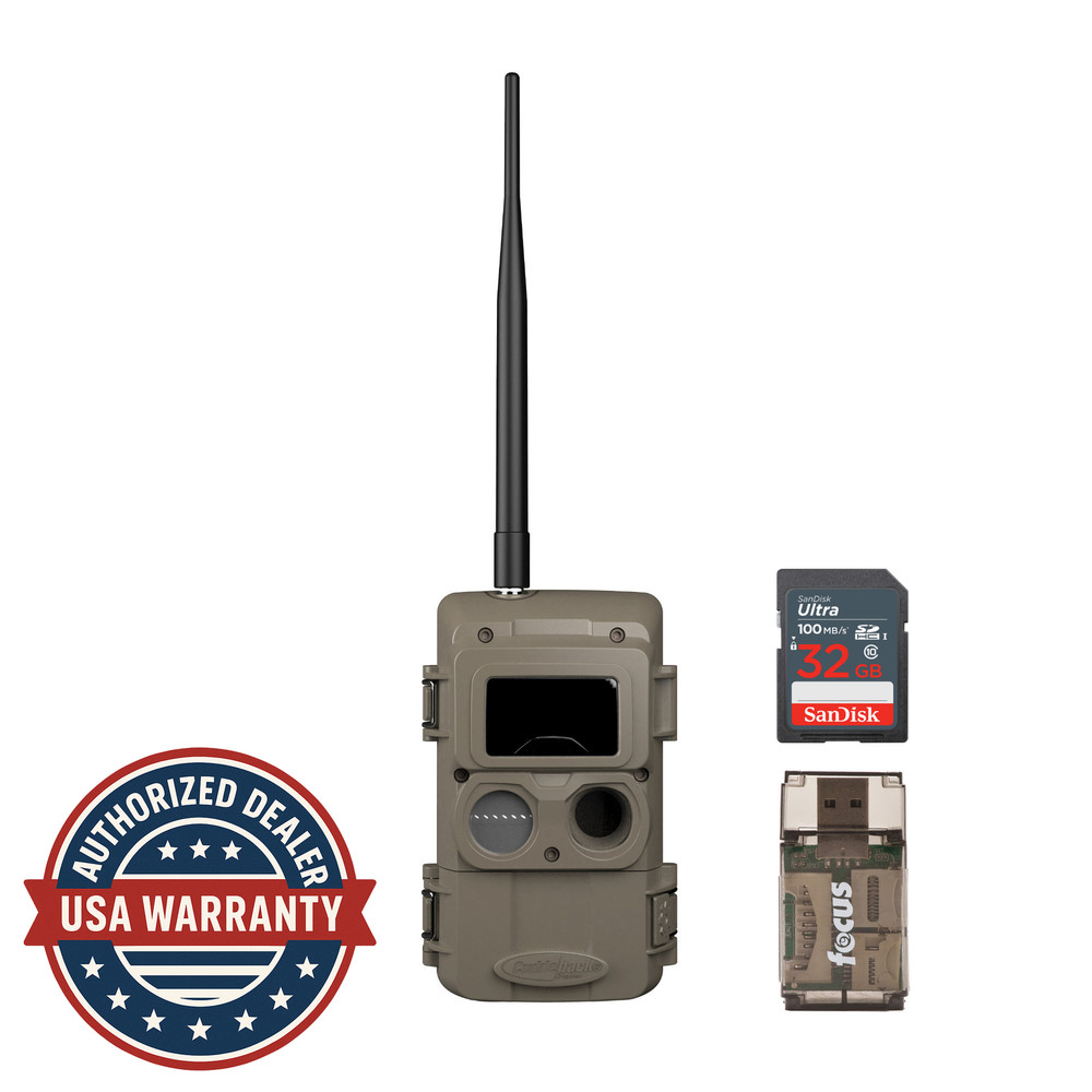 Cuddeback Cuddelink Wireless Lowglow Camera Bundle with Accessories Hunting