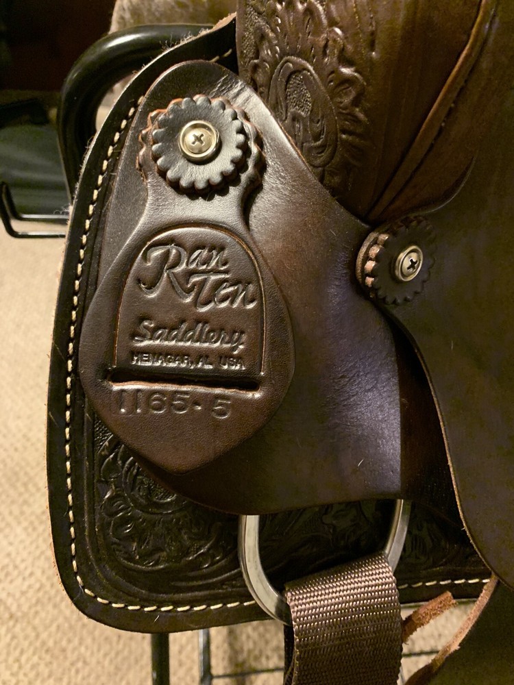 NEW 15’ Ran Ten Leather Western Saddle