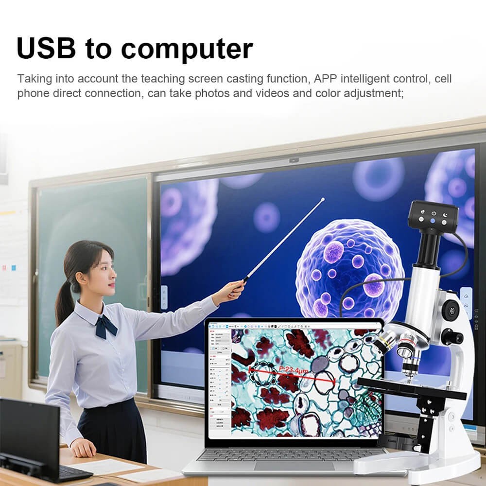 WiFi Digital Microscope Eyepiece Camera 2MP with App for Smartphone Tablet Mac