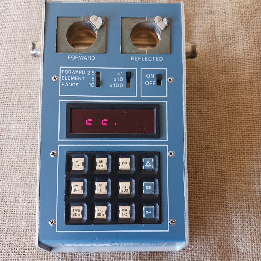 Bird Thruline Wattmeter "Power Analyst", model 4381, some testing - read update