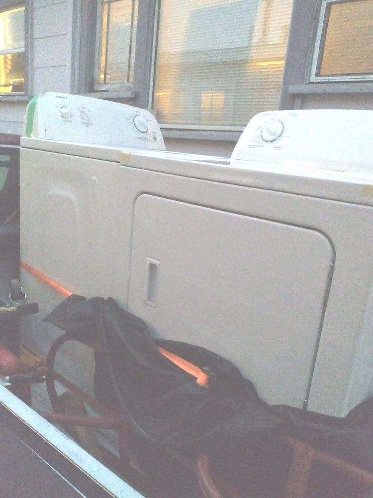electric washer and dryer set used
