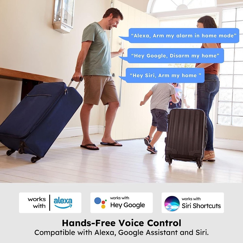 Alarm 7-Piece Home Security Kit – Wireless System With Motion Sensor & Keypad US
