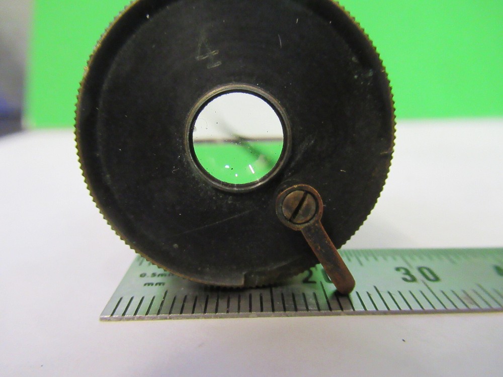 ROSS LONDON POINTER EYEPIECE LENS '4' MICROSCOPE PART AS PICTURED S1-B-72