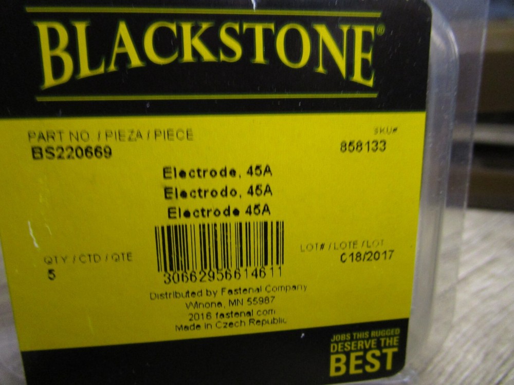 (5) Blackstone 45A Electrode
