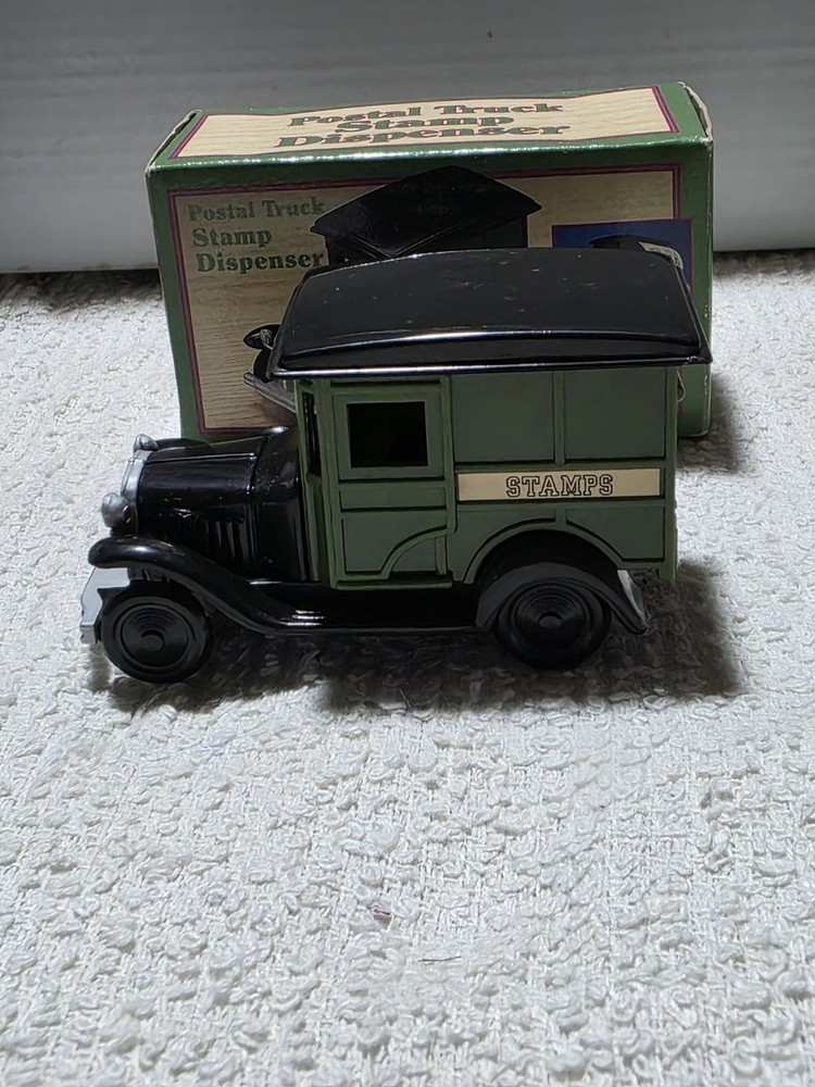Antique Car Replica Postage Stamp Dispenser