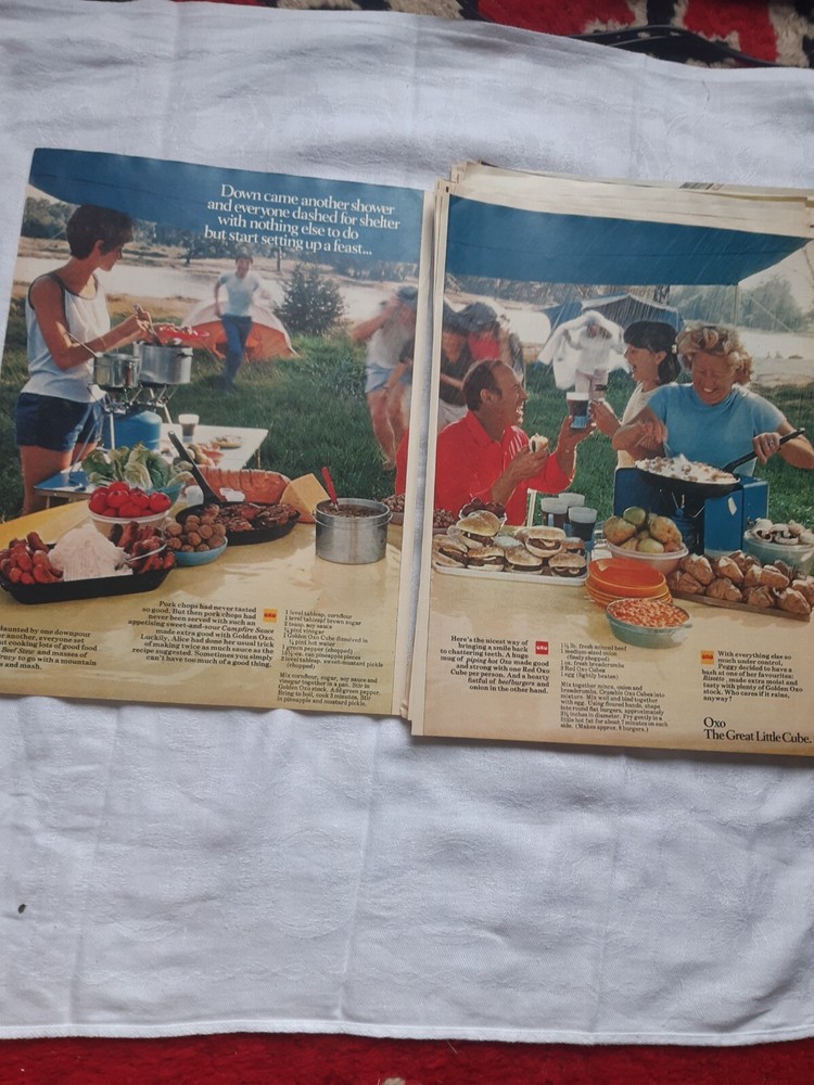 Double-page OXO advert 1970