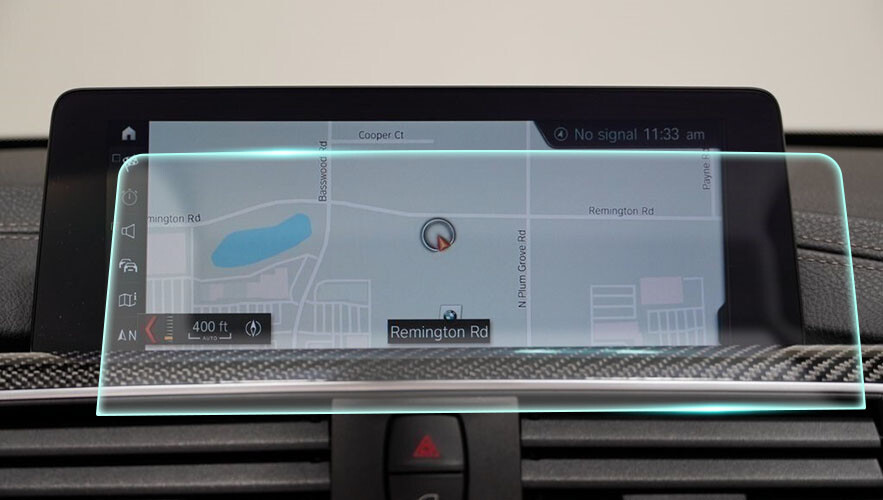 Crystal Clear Screen Protector for 2018 BMW M4 Vehicle Navigation