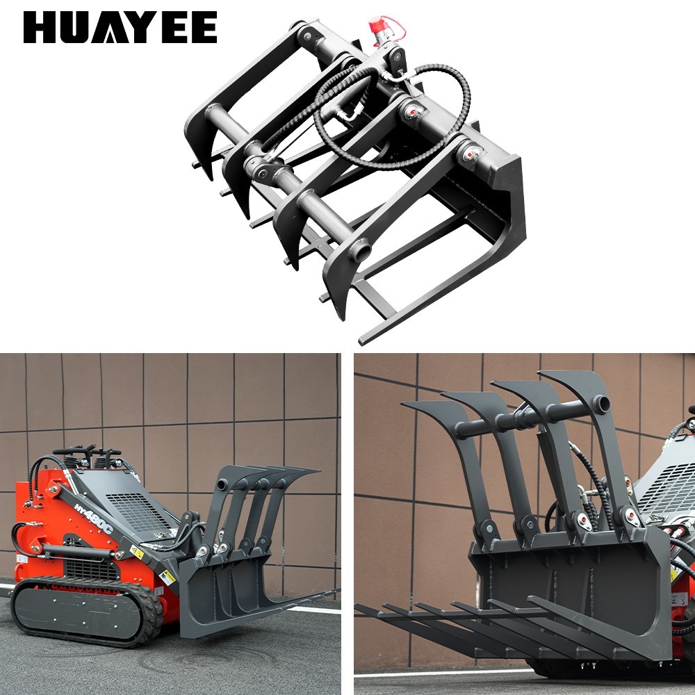 FREE SHIP 38" Root Grapple Grabber Rake Attachment,Skid steer loader Attachment