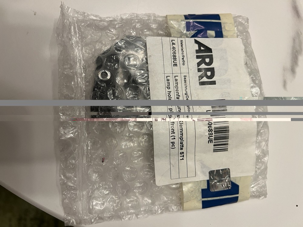 ARRI Lamp Holder Plate Front