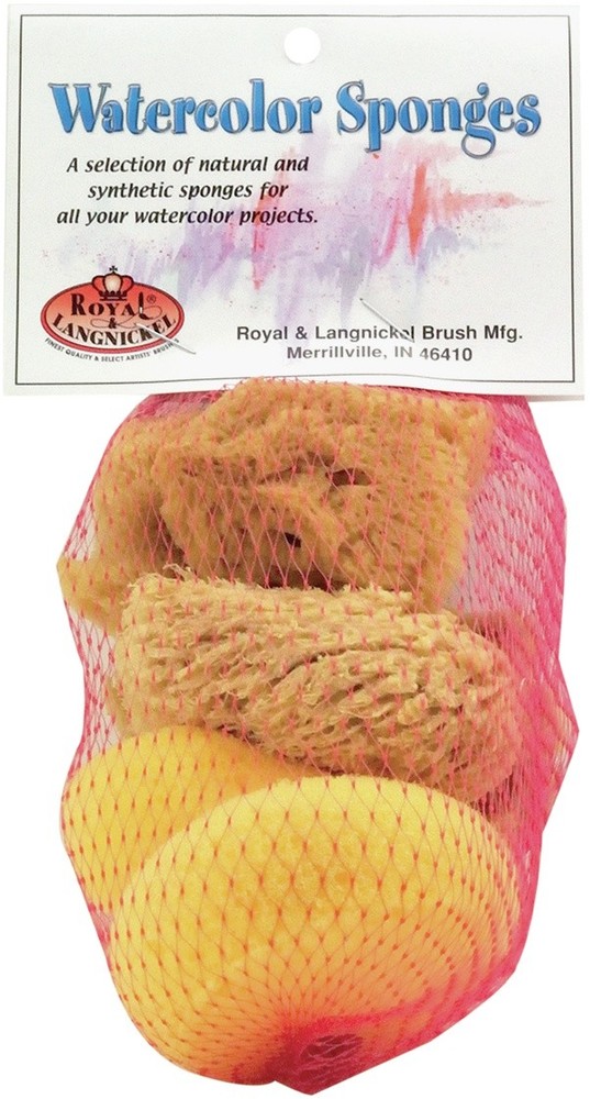 Watercolor Sponges 6/Pkg-