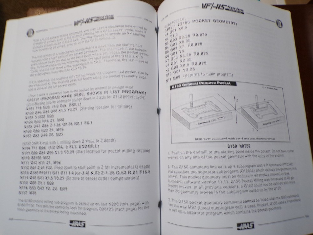 Haas VF/HS Series Programming Workbook CNC Machines 2006