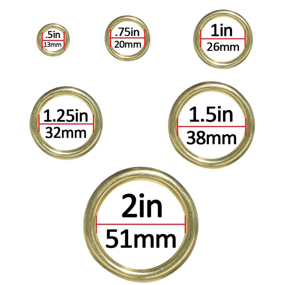 Brass O-Rings  Great for DIY Projects, Decoration & Art