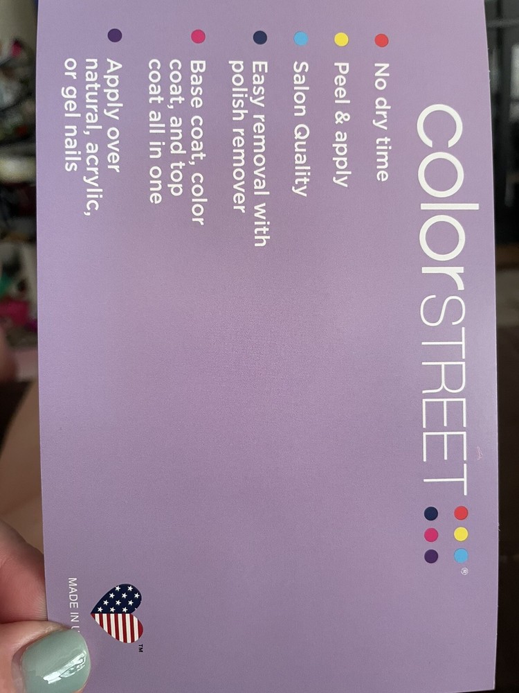 Colorstreet sample cards