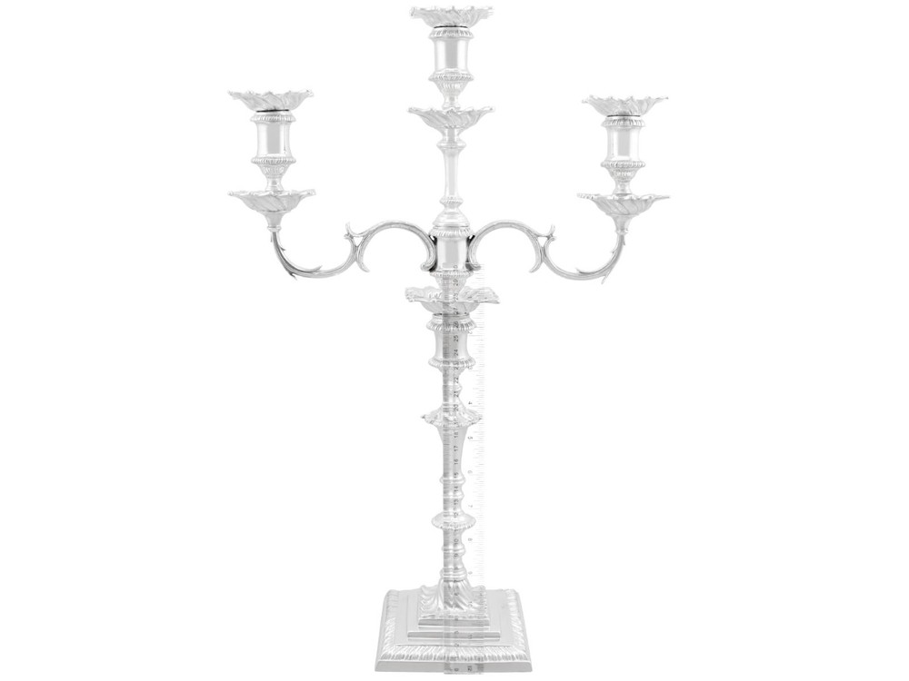 Antique Sterling Silver Candelabra